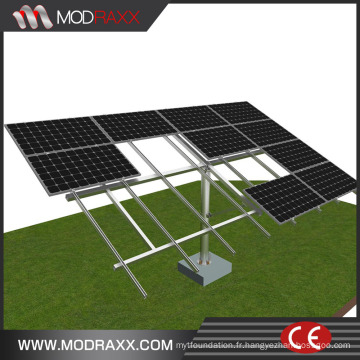 Crochet de bâti de toit solaire en aluminium de puissance verte (XL185)